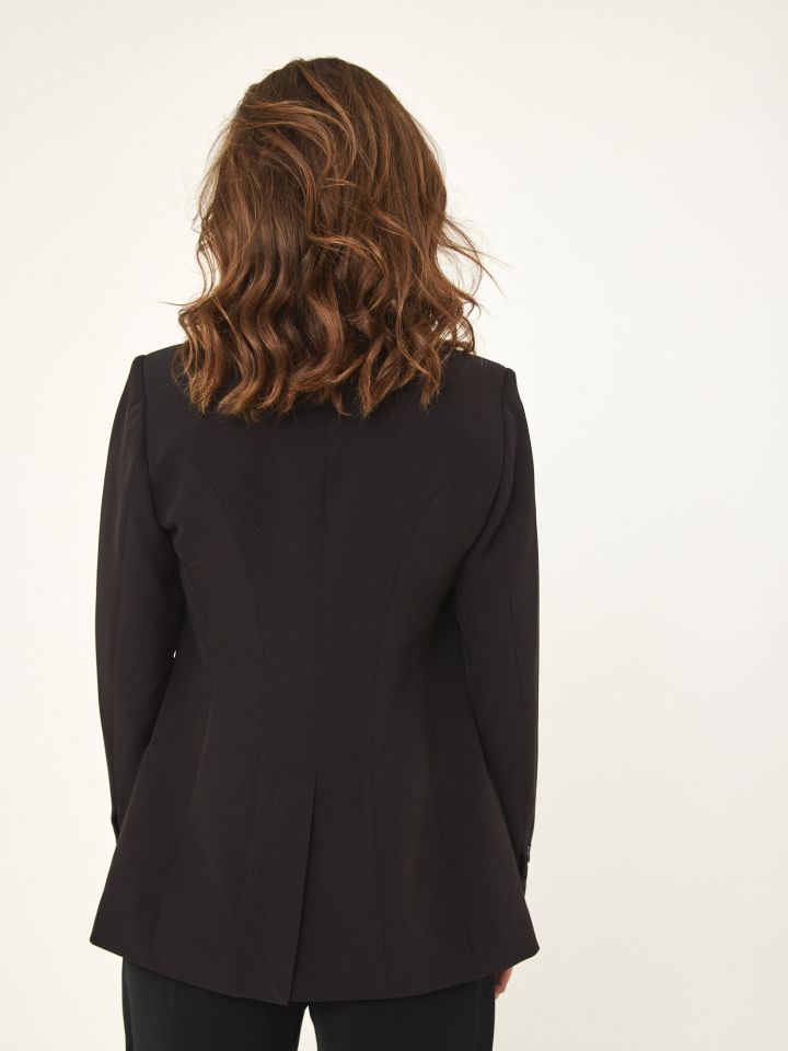 ג’קט אבזם ROMI בצבע שחור