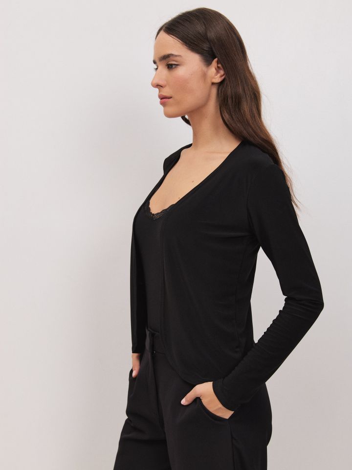 עליונית נאון PROMO בצבע שחור