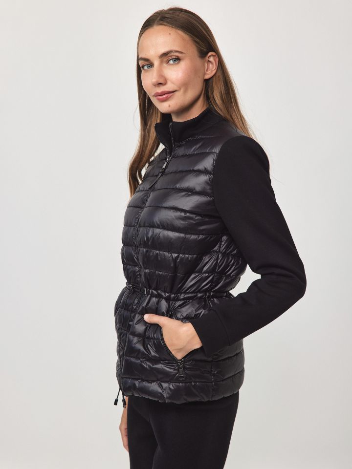 מעיל רוכסנים PARIS בצבע שחור