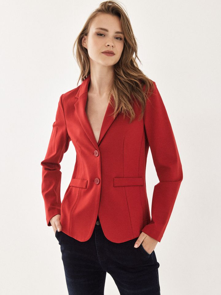 ג’קט מילנו PROMO בצבע אדום מלבורו