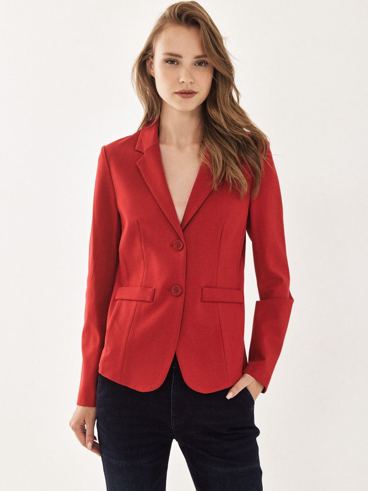 ג’קט מילנו PROMO בצבע אדום מלבורו