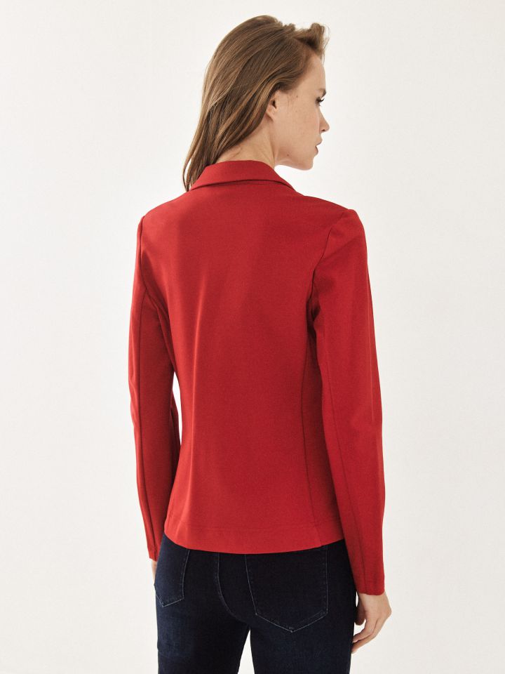 ג’קט מילנו PROMO בצבע אדום מלבורו