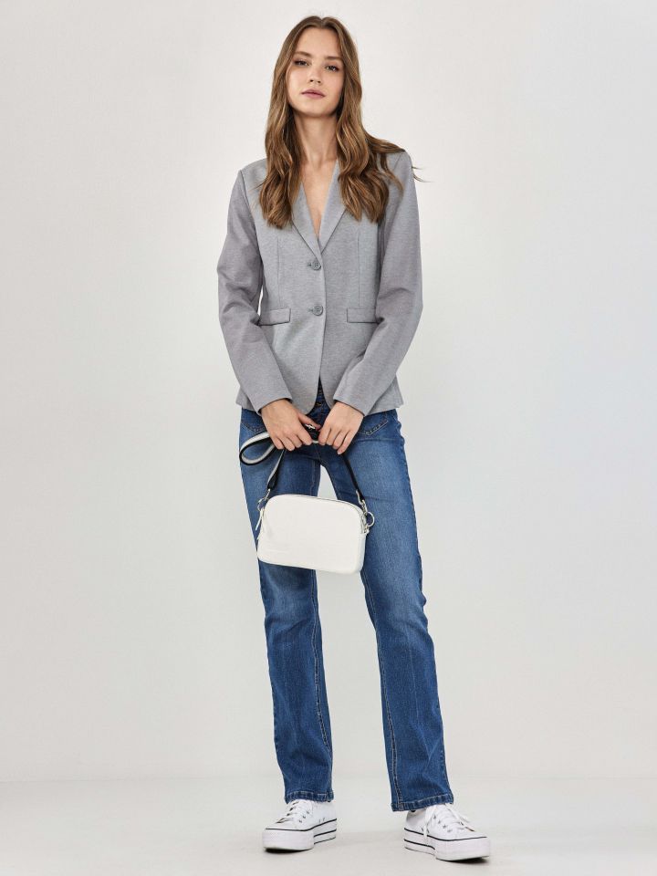 ג’קט מילנו PROMO בצבע אפור כסף