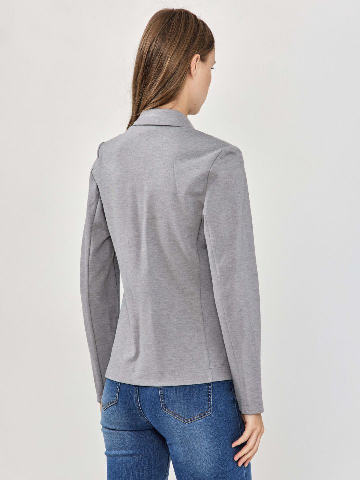 ג’קט מילנו PROMO בצבע אפור כסף