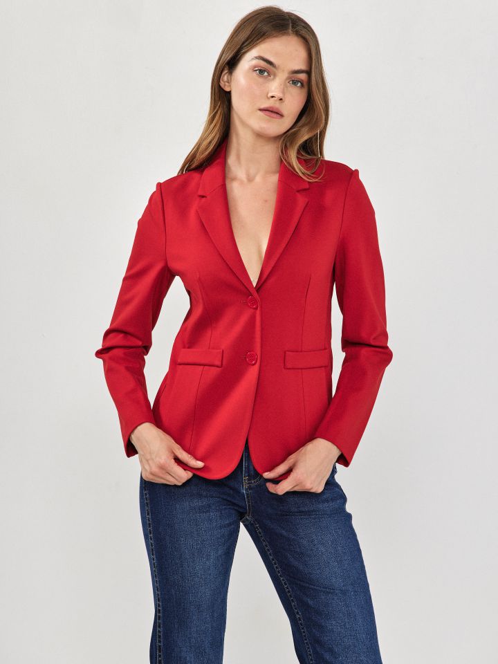 ג’קט מילנו PROMO בצבע אדום מלבורו