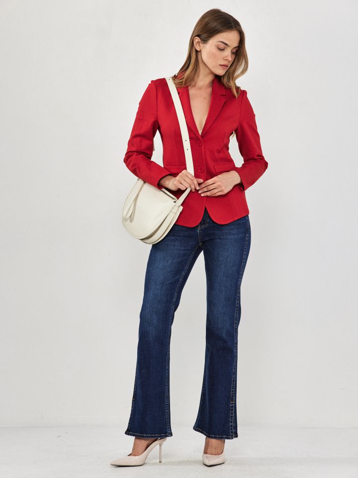 ג’קט מילנו PROMO בצבע אדום מלבורו