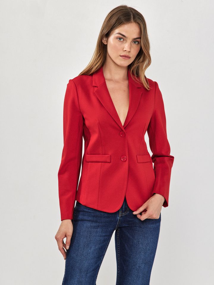 ג’קט מילנו PROMO בצבע אדום מלבורו