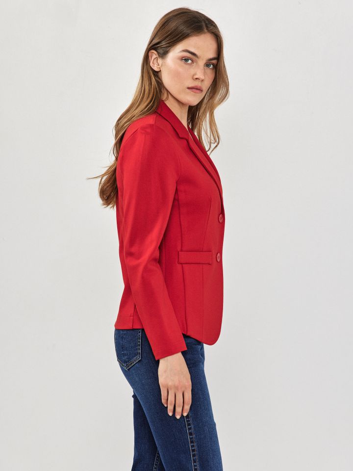 ג’קט מילנו PROMO בצבע אדום מלבורו