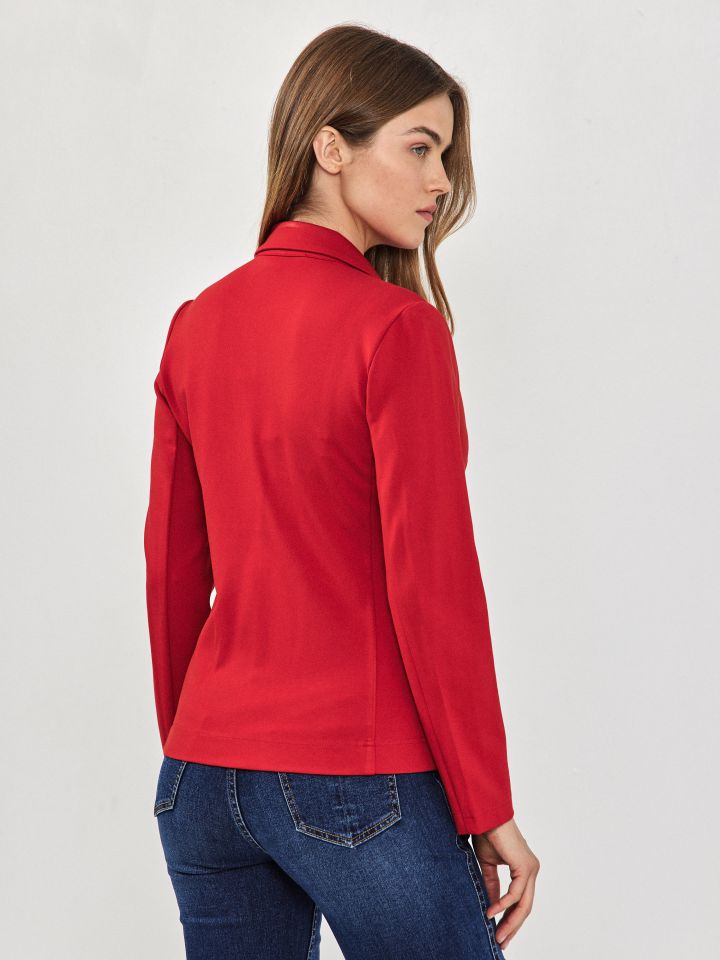 ג’קט מילנו PROMO בצבע אדום מלבורו