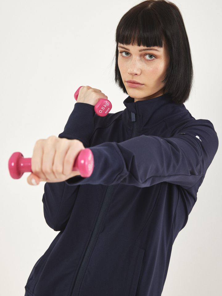 עליונית רוכסן SPORT MORAN בצבע כחול דיו