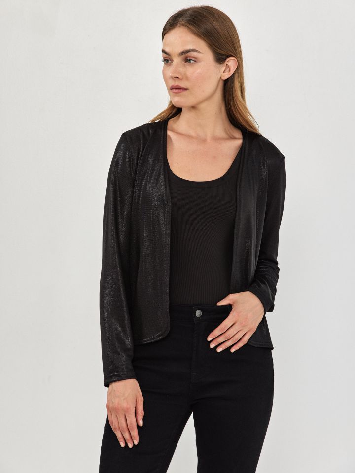 עליונית PROMO לורקס בצבע שחור