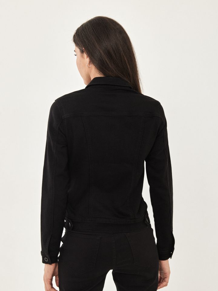 ג’קט ג’ינס PROMO בצבע שחור