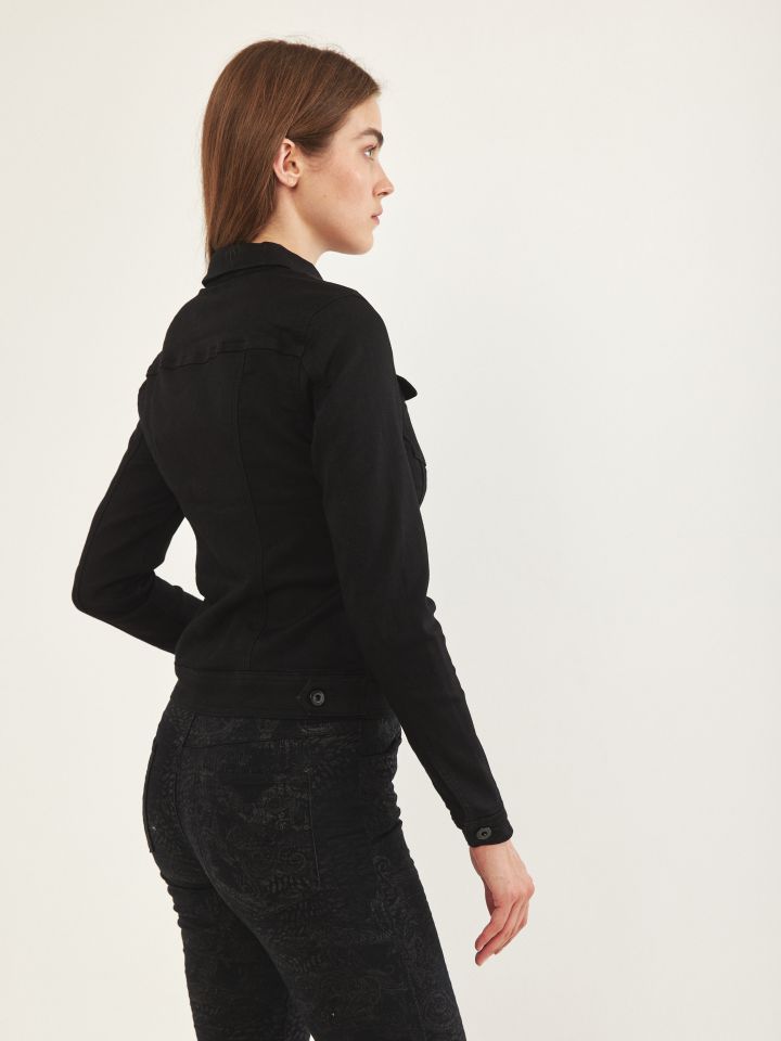 ג’קט ג’ינס PROMO בצבע שחור