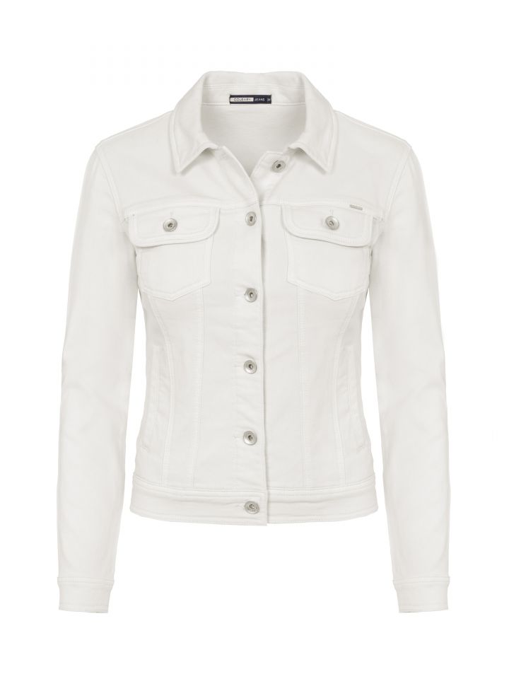 ג’קט גינס PROMO בצבע לבן