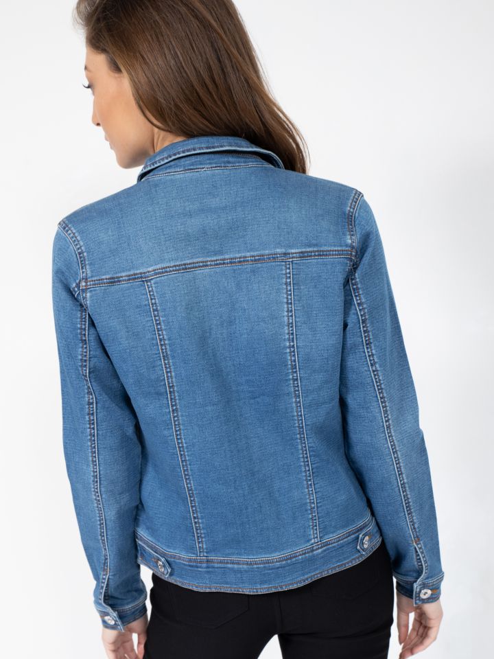 ג’קט גינס PROMO בצבע ג’ינס בהיר