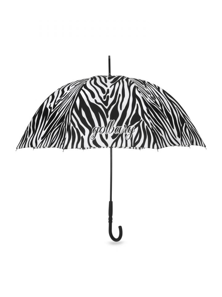 מטרייה ZEBRA בצבע לבן/שחור
