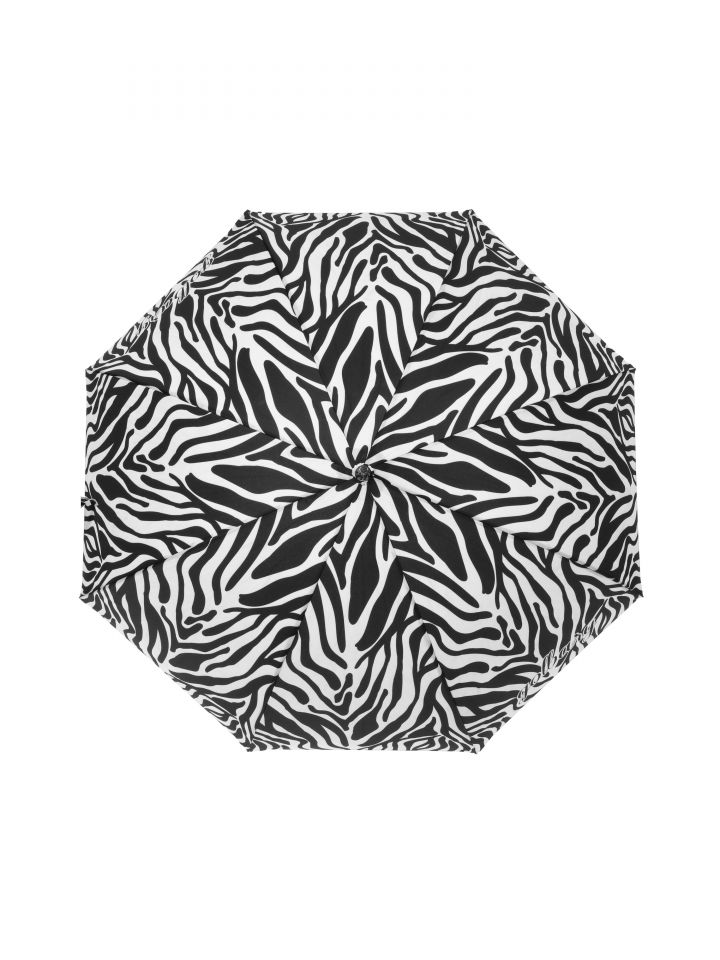 מטרייה ZEBRA בצבע לבן/שחור