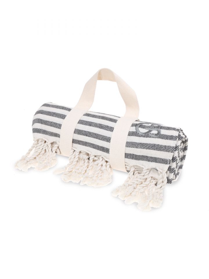 מגבת חוף PROMO GOLBARY בצבע שחור