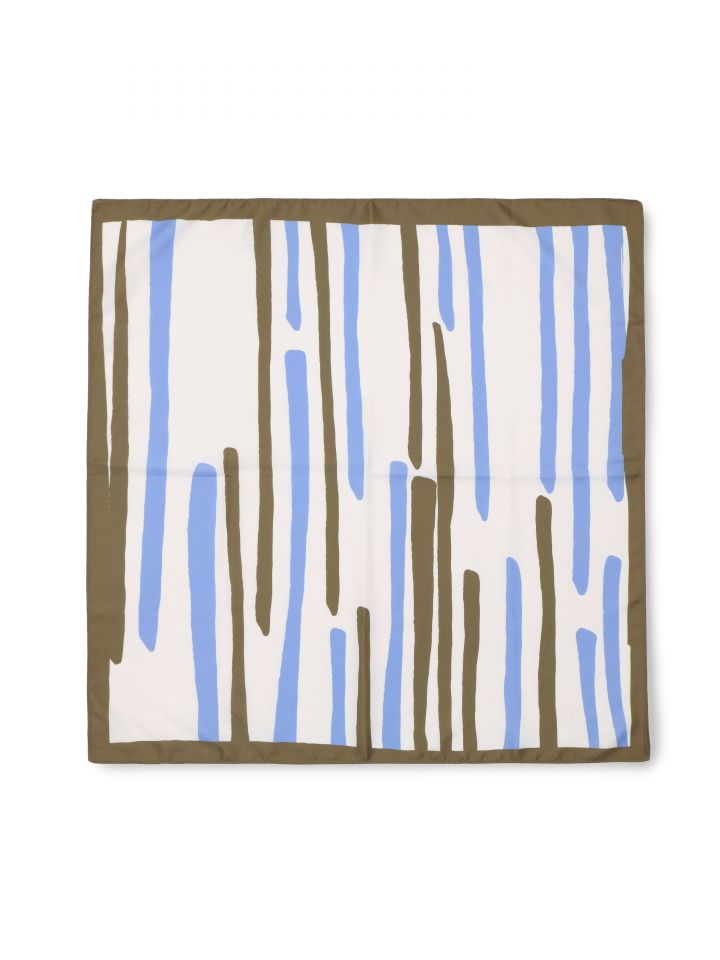 מטפחת פסים תכלת בצבע תכלת