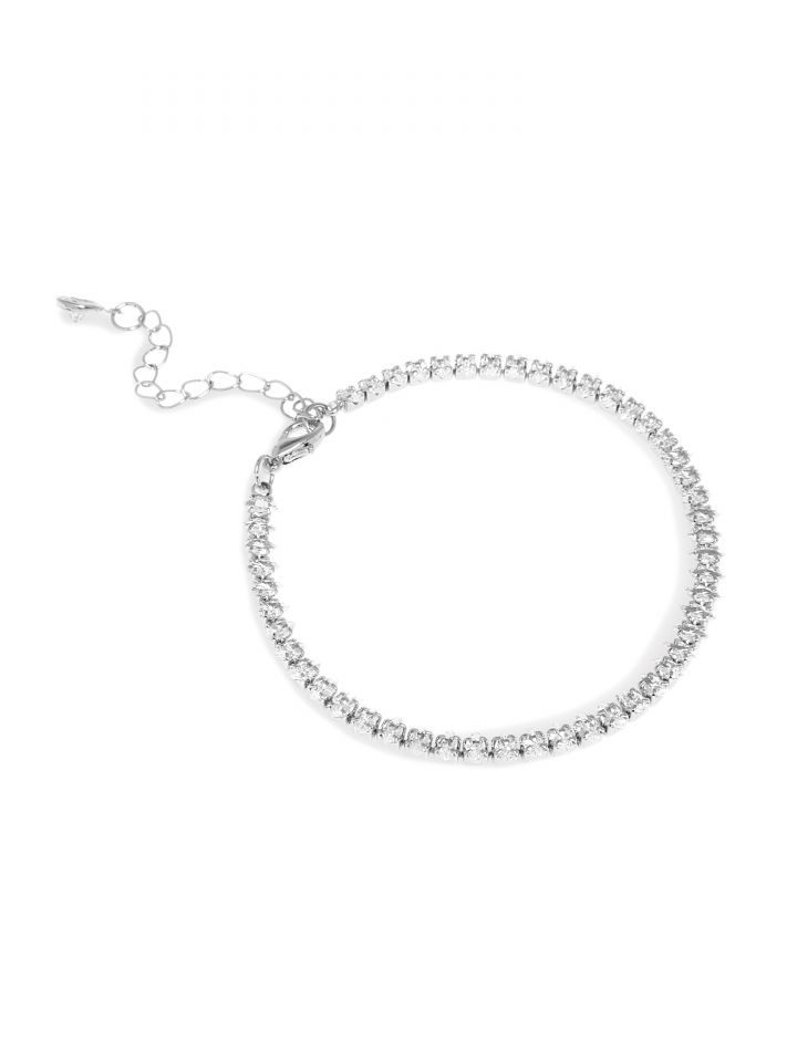 צמיד טניס ROYAL בצבע כסף