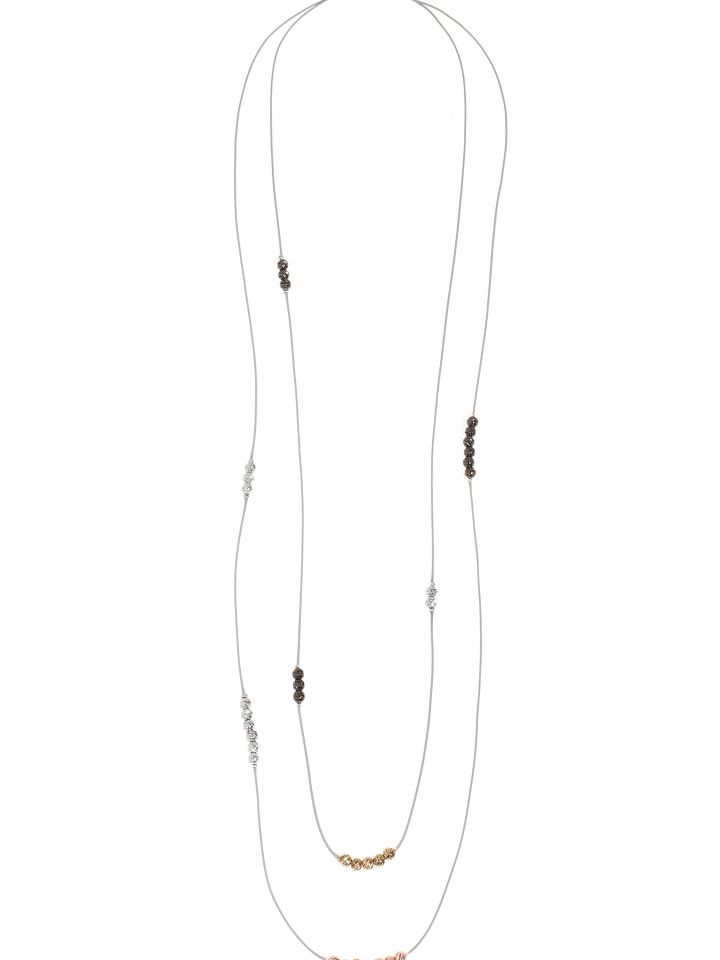 שרשרת שכבות BELLE בצבע צבעוני