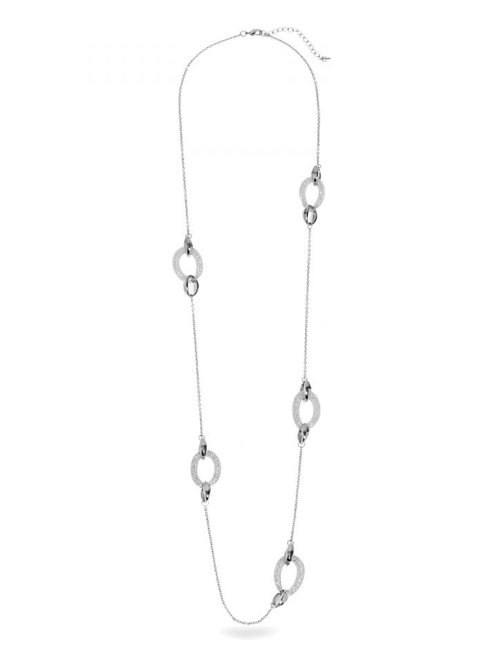 שרשרת SILVER CRYSTAL בצבע כסף