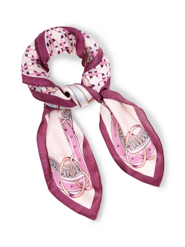 מטפחת דפוס LUXURY בצבע סגול