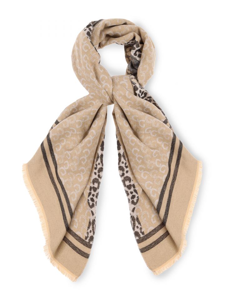 צעיף שילובים בצבע בייז’