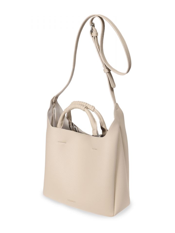 תיק יד/צד רצועה בצבע בייז’