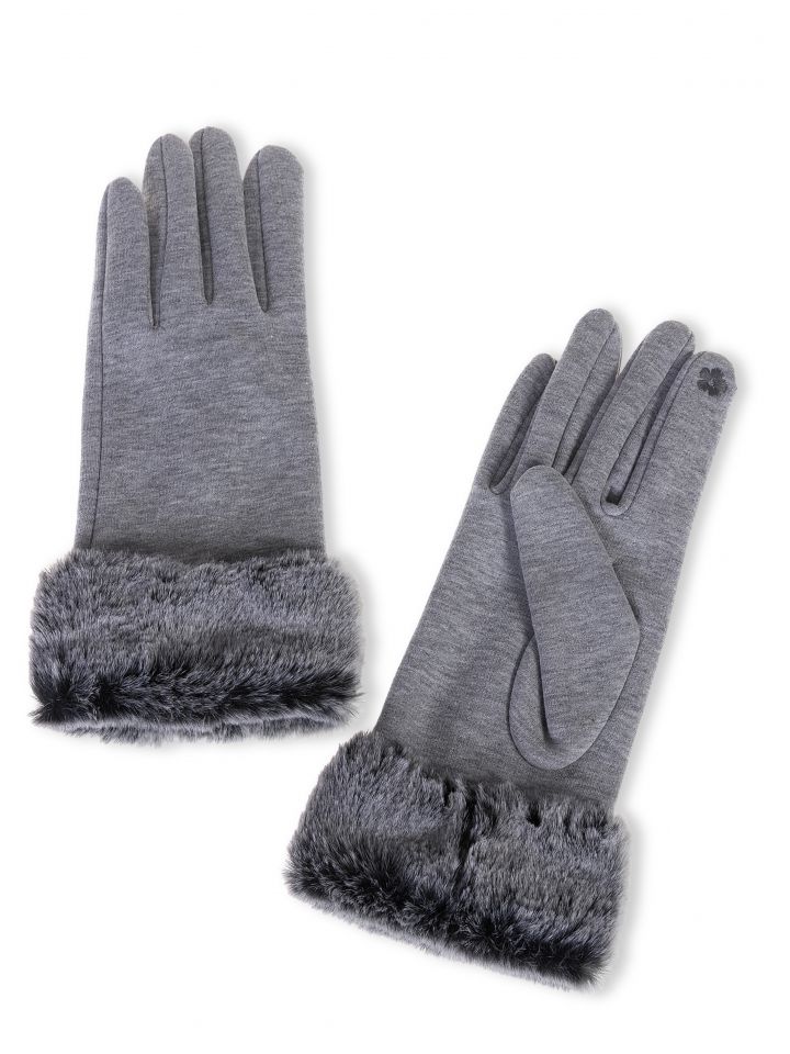 כפפות אלסקה בצבע אפור