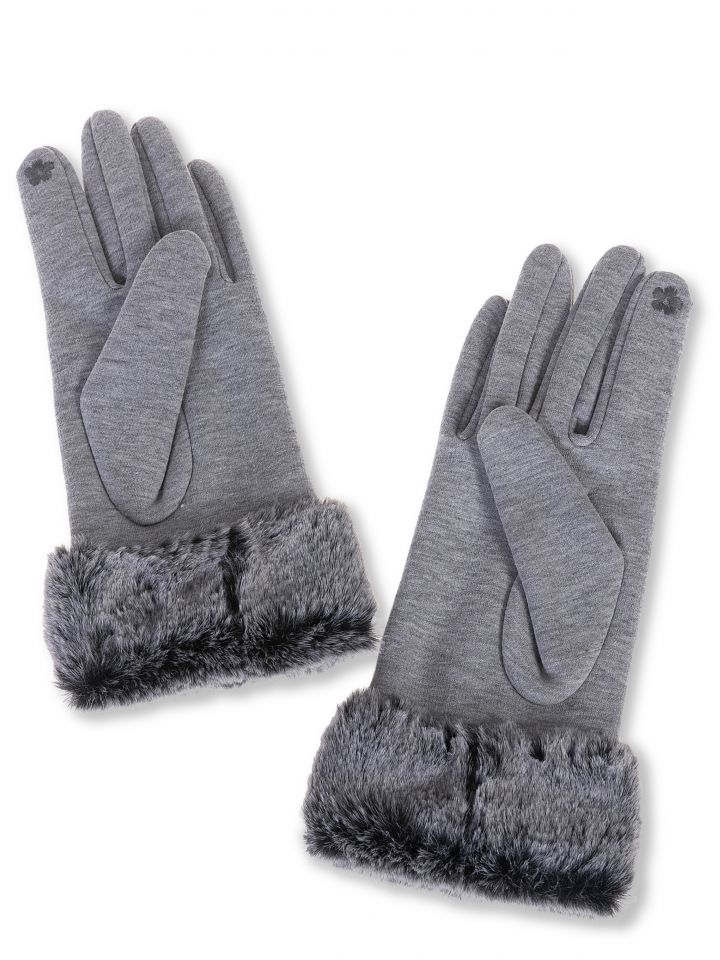 כפפות אלסקה בצבע אפור