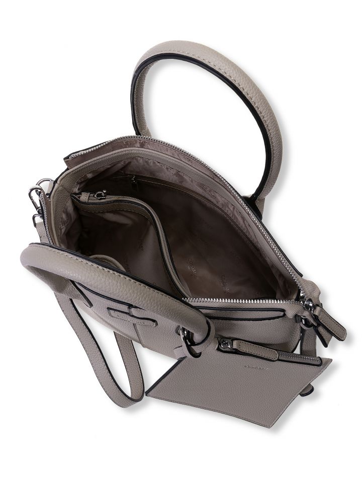 תיק יד גדול תיפורים בצבע בייז’