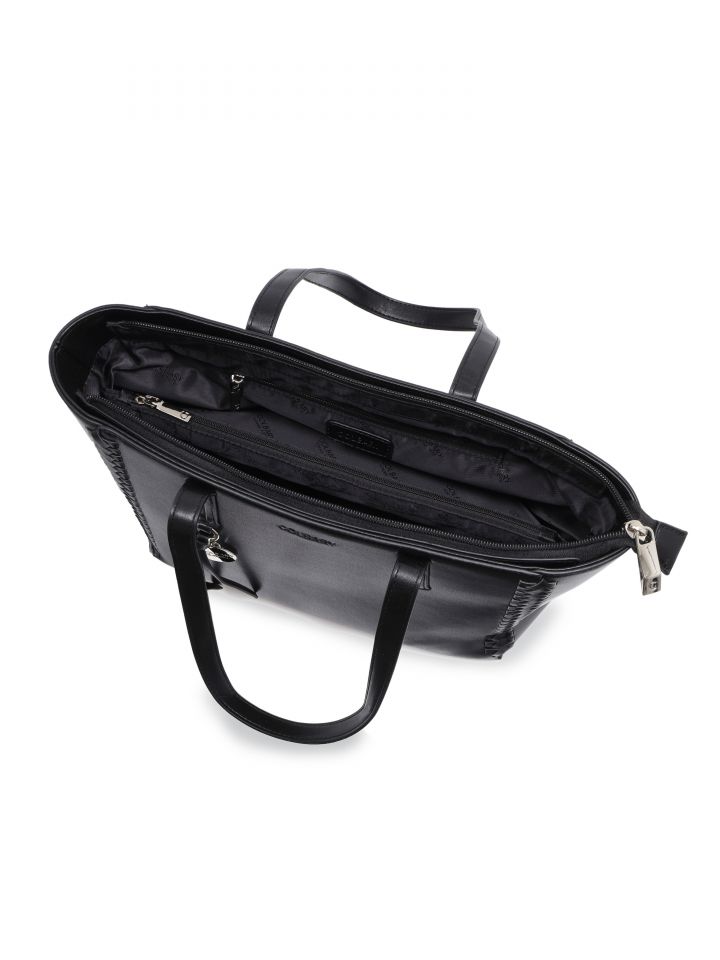 תיק יד דיגום סרט מלופף בצבע שחור