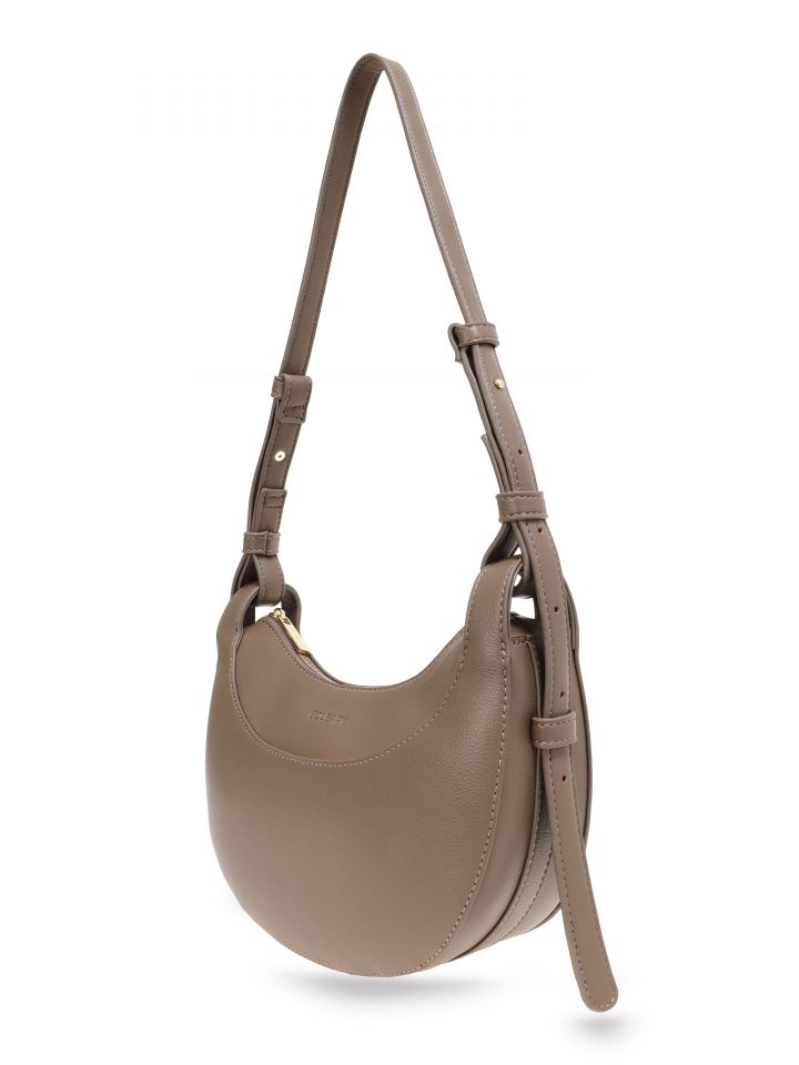 תיק יד מעוגל PROMO בצבע חום