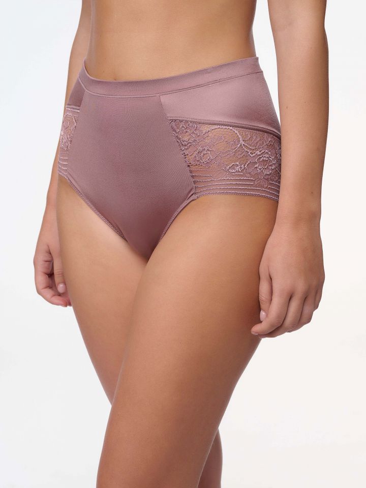 תחתון מקסי תחרה 6305-P בצבע פודרה