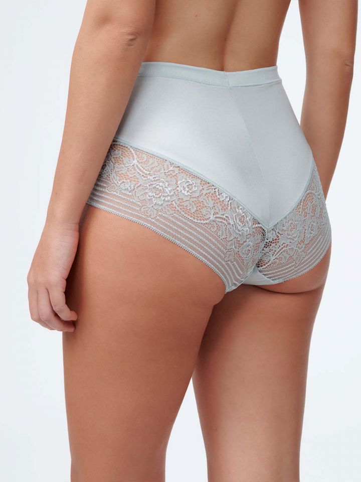 תחתון מקסי תחרה 6305-P בצבע גוף