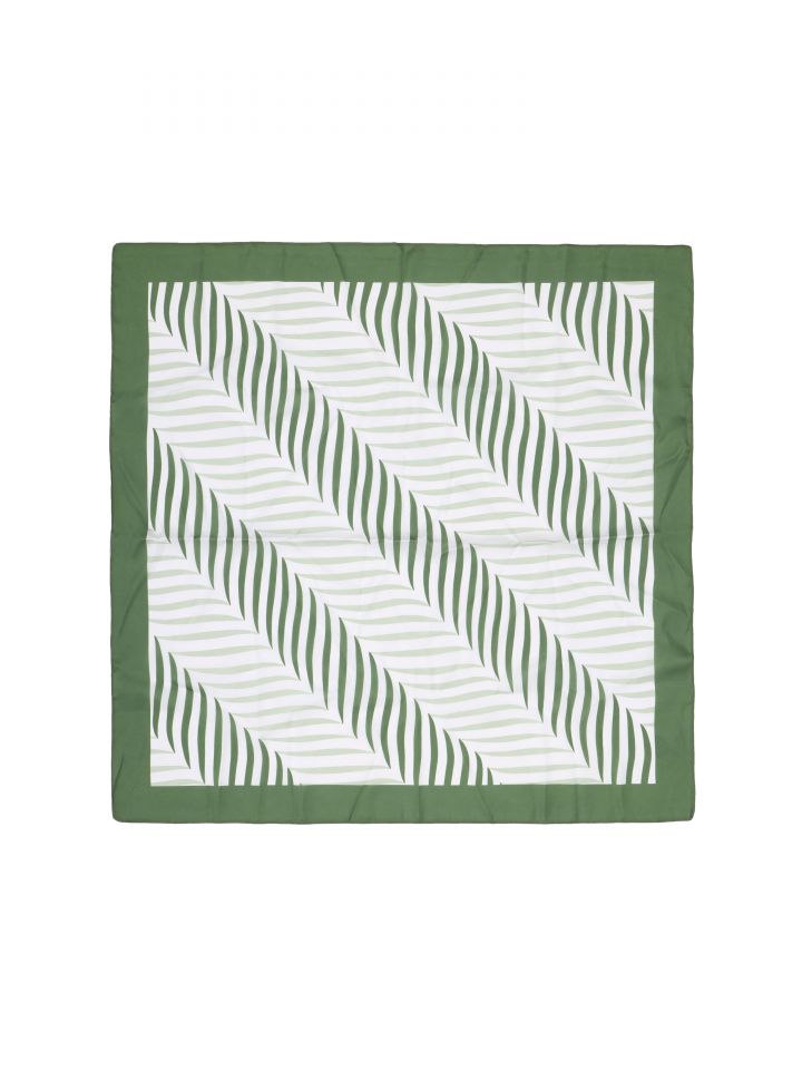 מטפחת ראש עלים בצבע זית