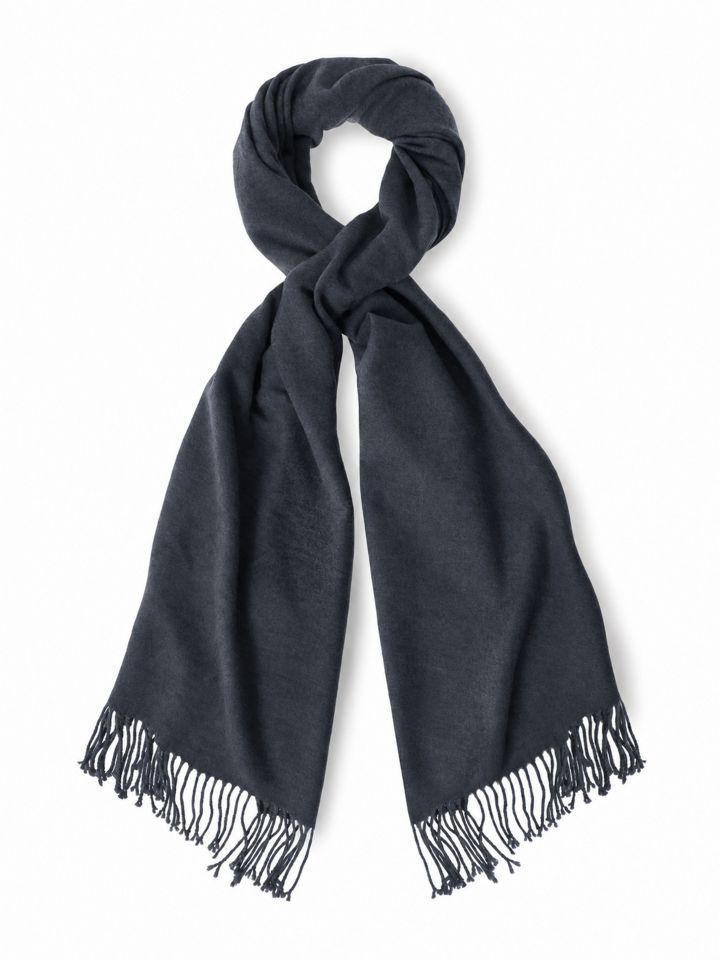 צעיף גולברי פרנזים בצבע נייבי
