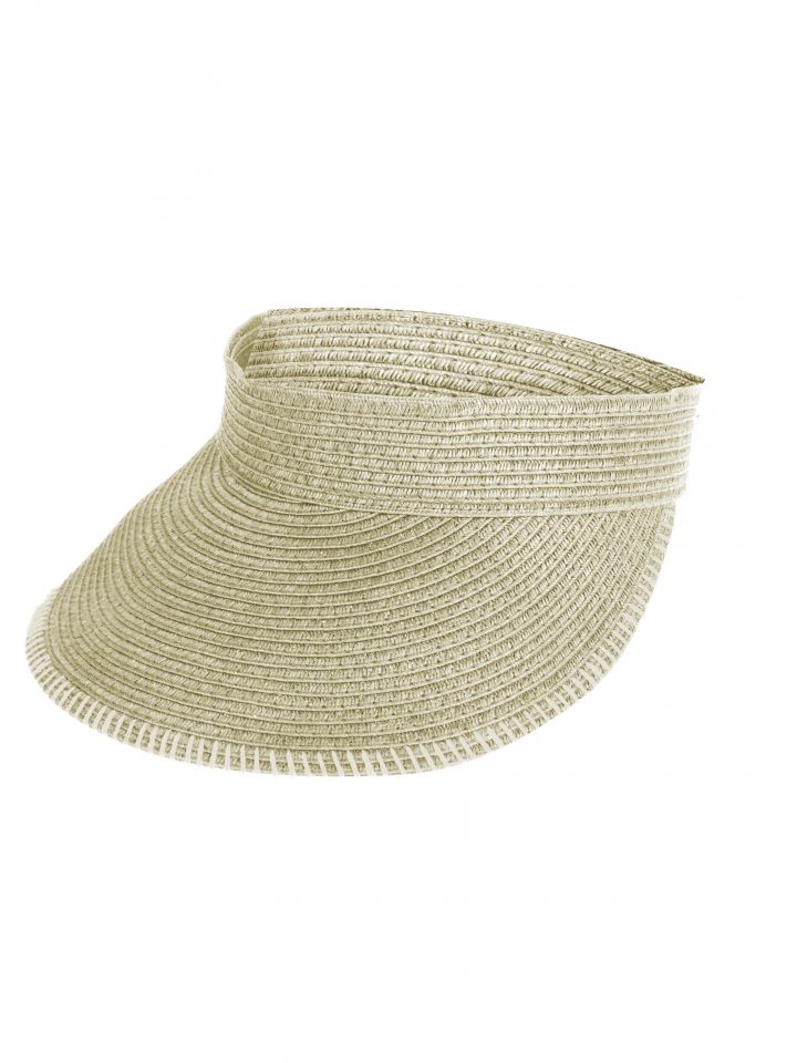 כובע מצחיה קש בצבע טיבעי
