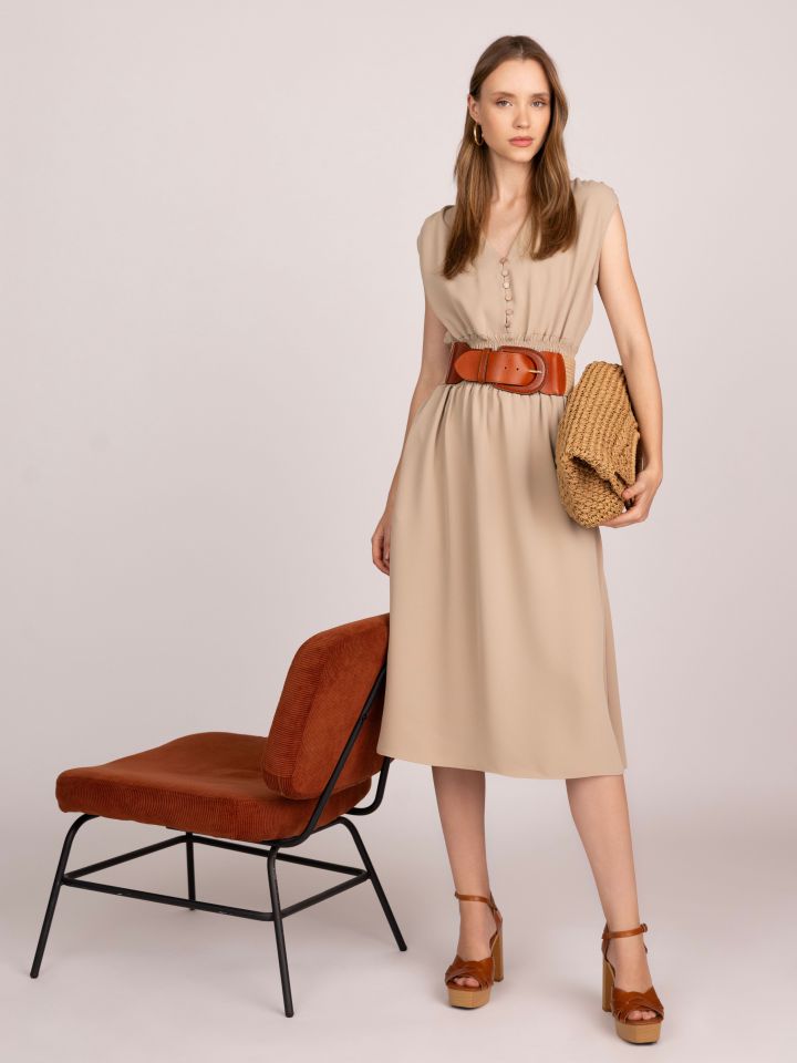 תיק קש ידית חישוק בצבע טיבעי