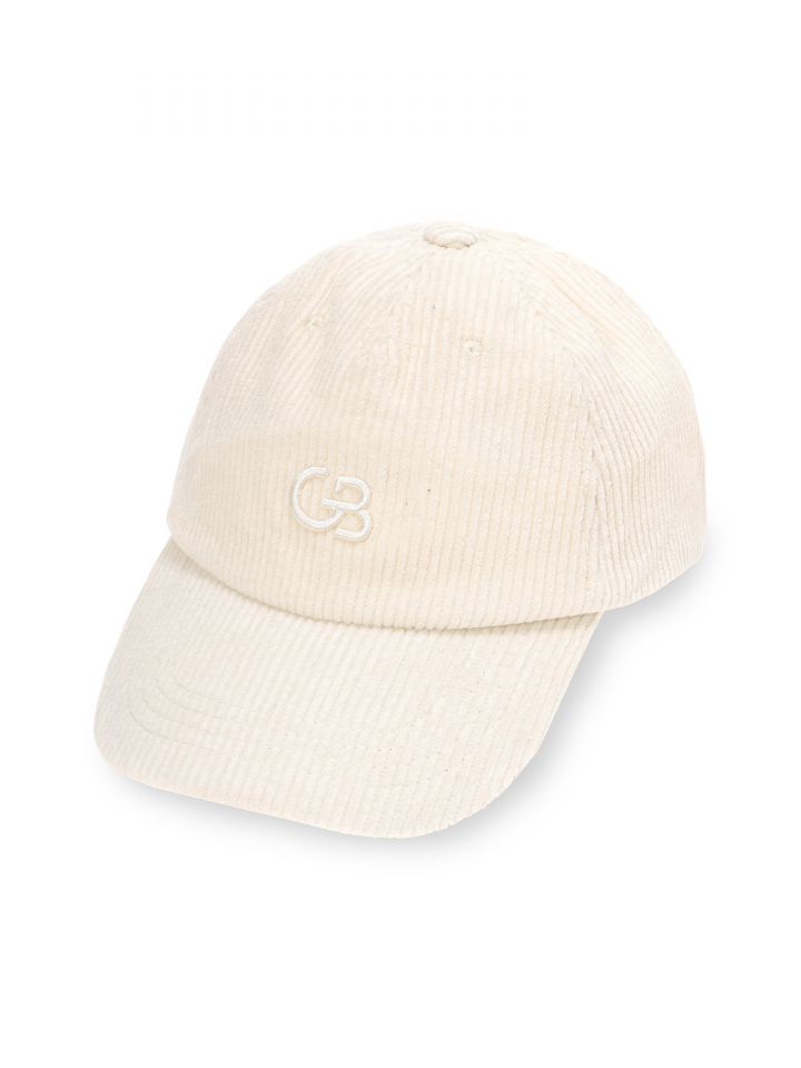 כובע קסקט קורדרוי בצבע אופוויט