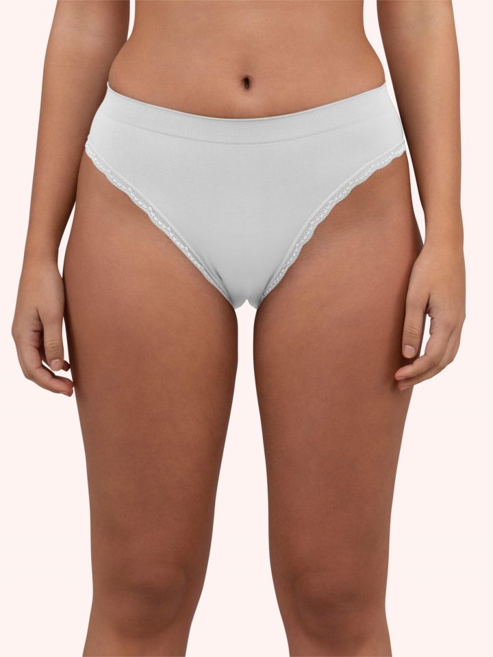 תחתון ביקיני סימלס P2502 בצבע לבן