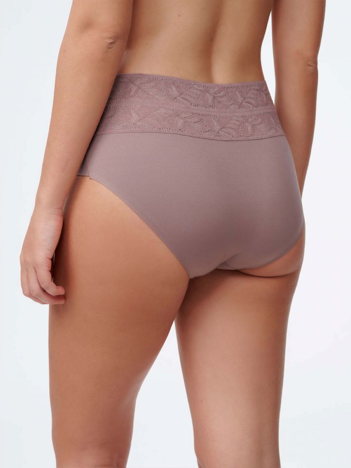 תחתוני מידי בשילוב תחרה 1184-P בצבע פודרה