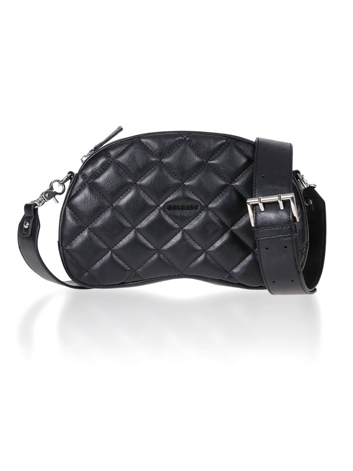 תיק LIA גדול QUILT בצבע שחור