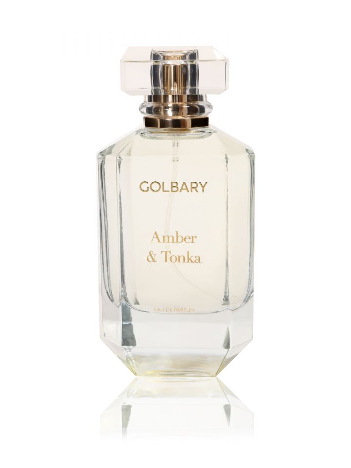 בושם AMBER & TONKA בצבע זהב