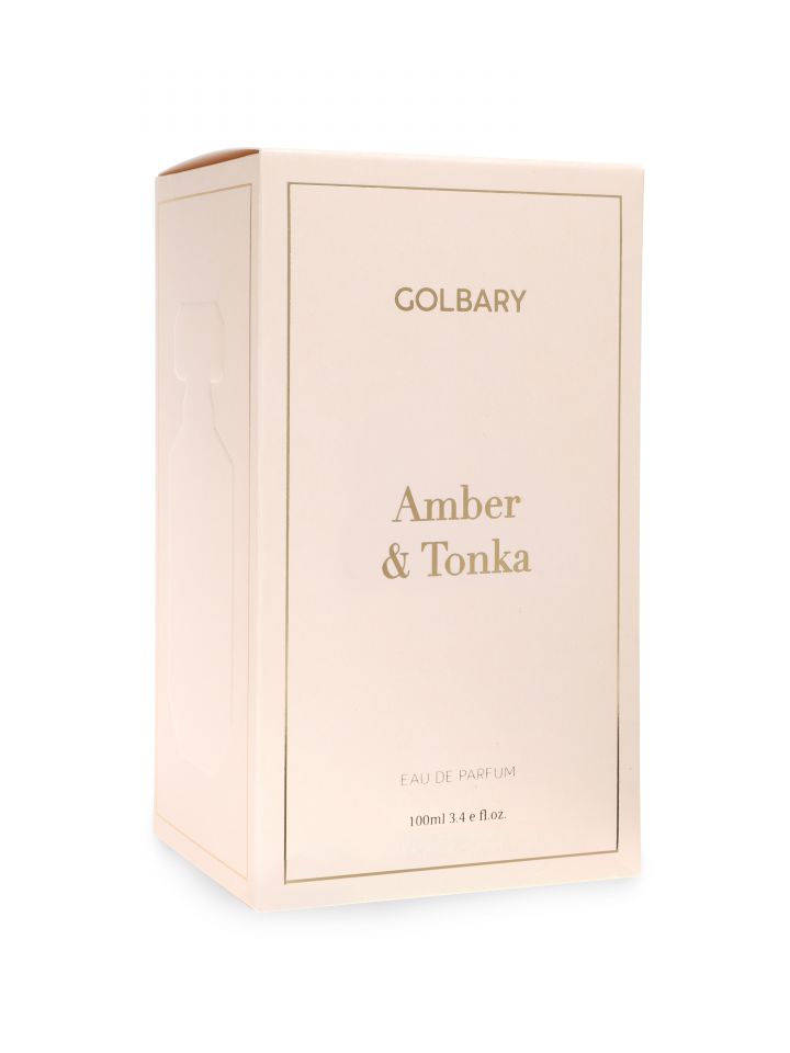 בושם AMBER & TONKA בצבע זהב