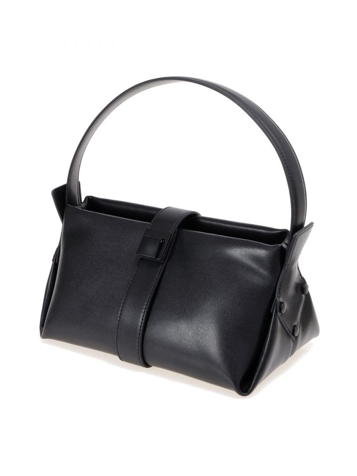 תיק קלאץ אבזם בצבע שחור