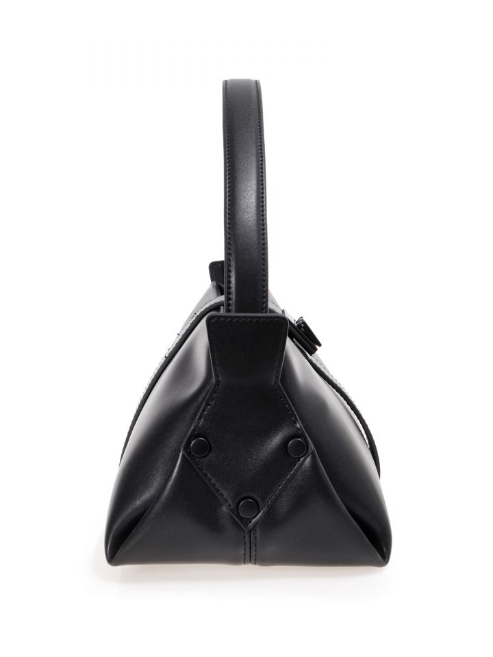 תיק קלאץ אבזם בצבע שחור