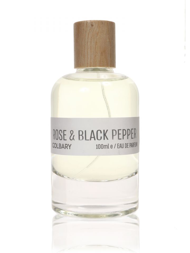 בושם ROSE & BLACK PEPPER בצבע טיבעי