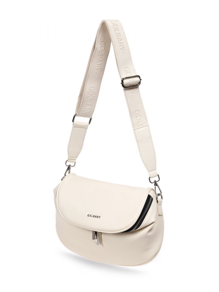 תיק צד מעוגל PROMO בצבע בייז’